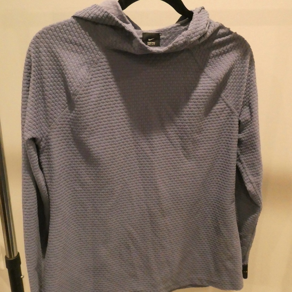 Nike Dri-FIT Textured Purple Top